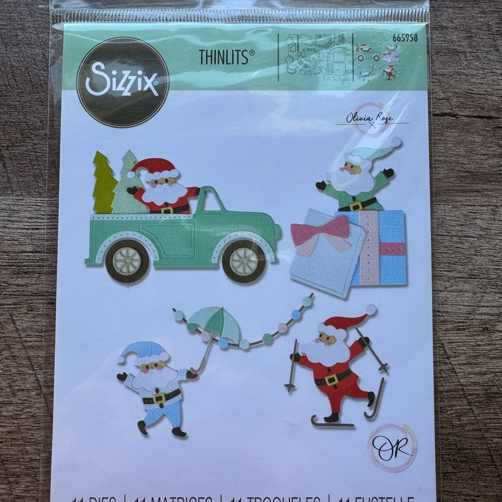 Sizzix Santa Activities Thinlits Die Set